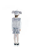 Карнавальний костюм хутро "Мишеня сіренький" розмір 4-7 років, фото 3