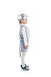 Карнавальний костюм хутро "Мишеня сіренький" розмір 4-7 років, фото 4