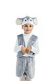 Карнавальний костюм хутро "Мишеня сіренький" розмір 4-7 років, фото 7