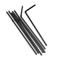 Соломка з коліном чорна 210 мм 200 шт./пач.