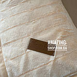 Покривало плед — "Шіншила" Розмір: 220*240 см. М'яке хутряне покривало. Колір — стигла диня., фото 2