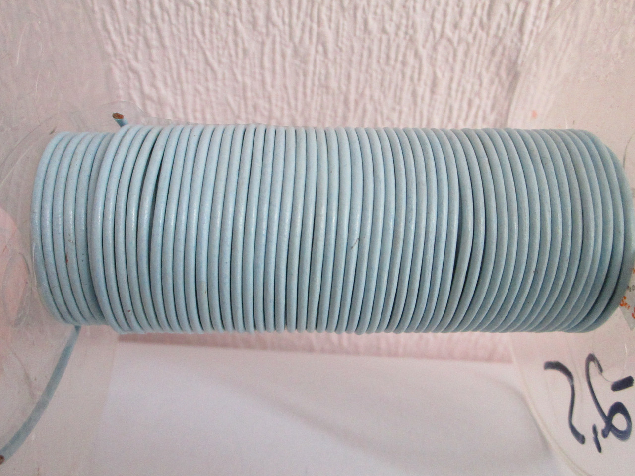 Шкіра кругла гладка зелена 1,5 мм