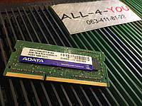 Оперативна пам`ять ADATA DDR3 2GB SO-DIMM PC3 12800S  1600mHz Intel/AMD