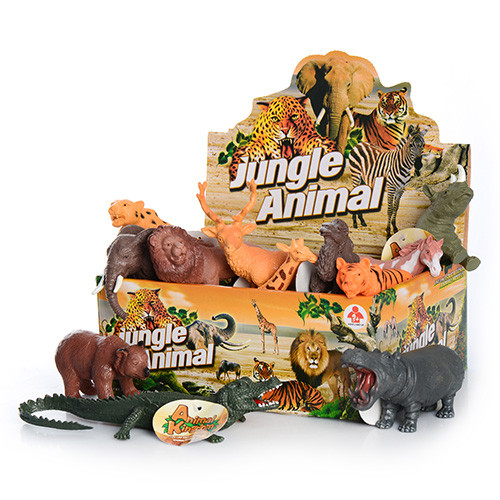 Тварини дикі, 12 шт. у дисплеї для купання, фото 1