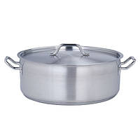 Каструля 5 л нержавіюча низька з кришкою Forest 302411