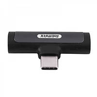USB-перехідник Remax RL-LA03a (Type-C на Type-C з jack 3.5mm)