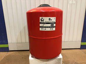 Бак розширювальний для систем опалення 8 л. круглий LIDER PUMPS