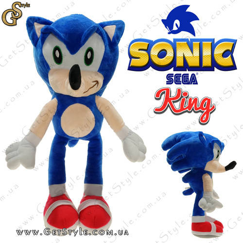

Королевский Соник - "Sonic King" - 45 см, Синий