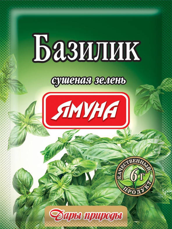 

Базилік сушений 6г Ямуна (Я000127)