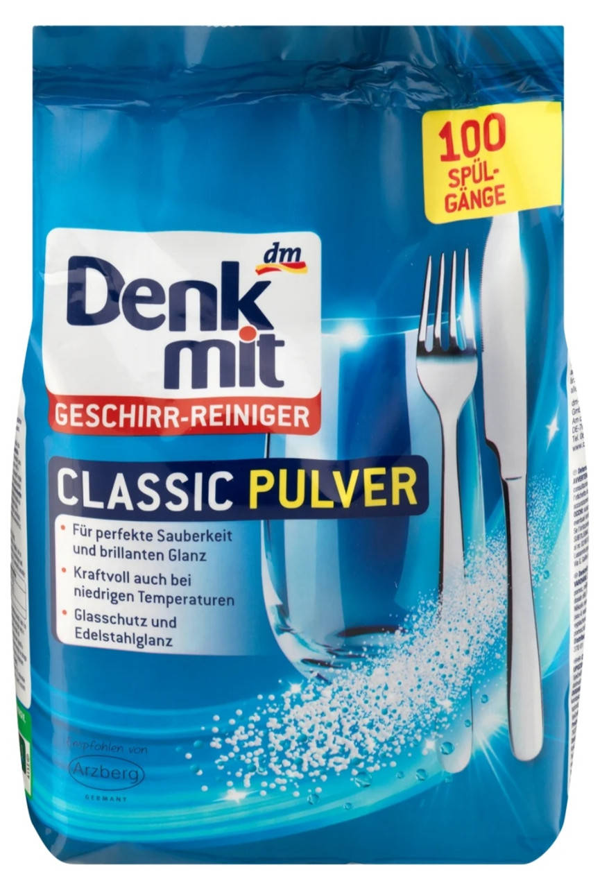 

Порошок для посудомоечной машины Denkmit Geschirr-reiniger Classic, 1,8 кг