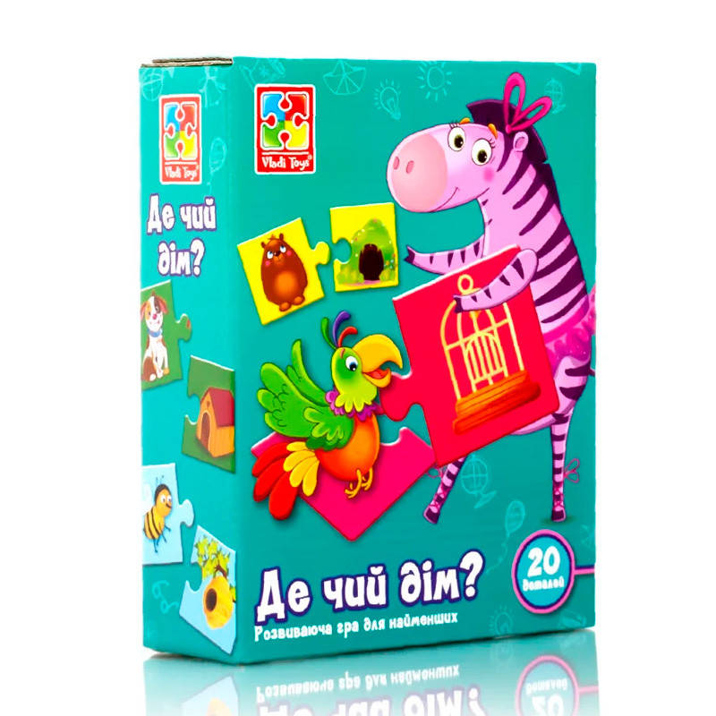 

Развивающая игра VT 1804-30 "Де чий будиночок"