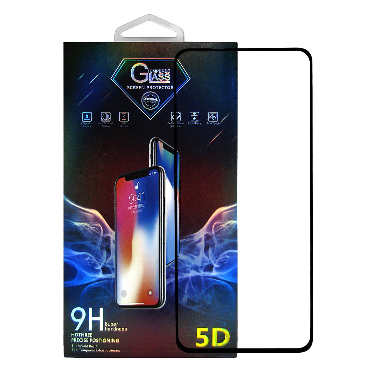 

Защитное стекло Premium Glass 5D Full Glue для Xiaomi Redmi Note 9T Black, Черный