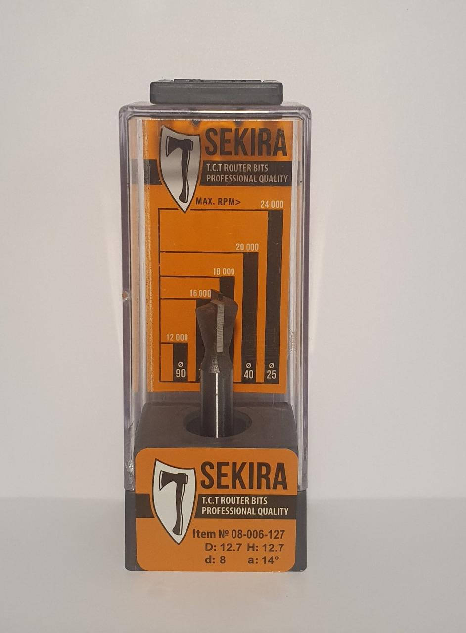 

Фреза SEKIRA D12.7 h12.7 d8 O14 ласточкин хвост (08-006-127)