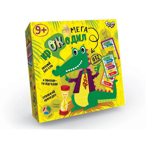 

Настольная игра "Мега Крокодил", "Danko Toys" ДТ-МН-14-24
