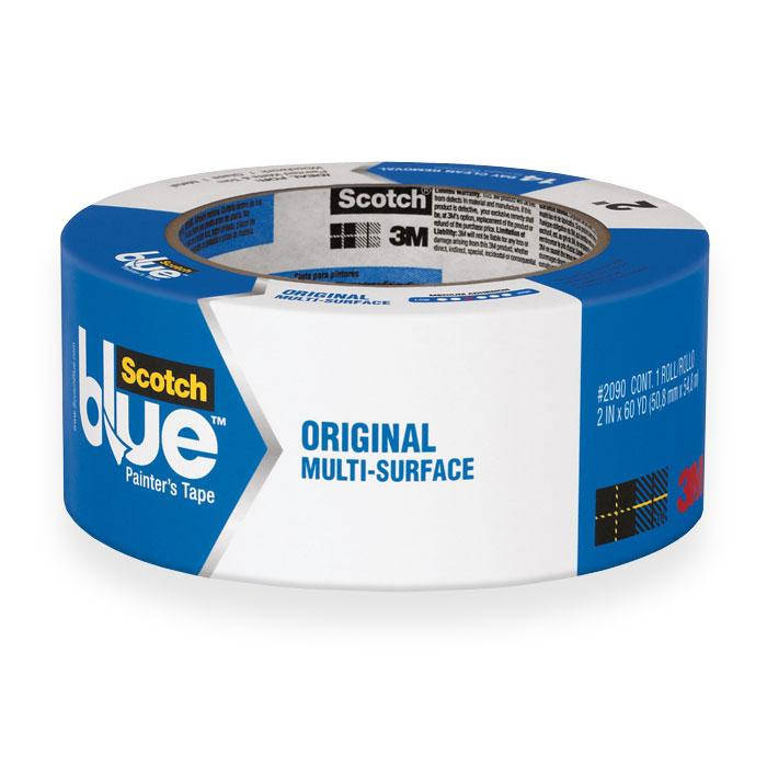 

Малярная лента 3M 2090 Scotch-Blue 48мм х54.8м синий скотч для 3D