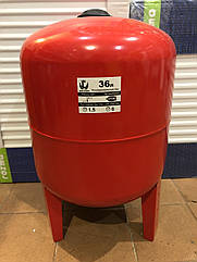 Бак розширювальний для систем опалення 36 л. круглий LIDER PUMPS