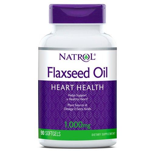 Flaxseed Oil 1000 mg Natrol, 90 капсул