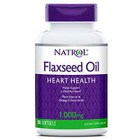 Flaxseed Oil 1000 mg Natrol, 90 капсул