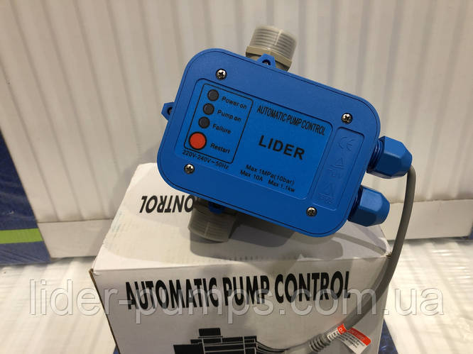 Автоматика пресс-контроль для насосов с защитой от сухого хода LIDER ...