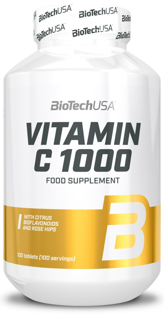 BioTech USA Vitamin C 1000 100tab - фото 1 - id-p390450220