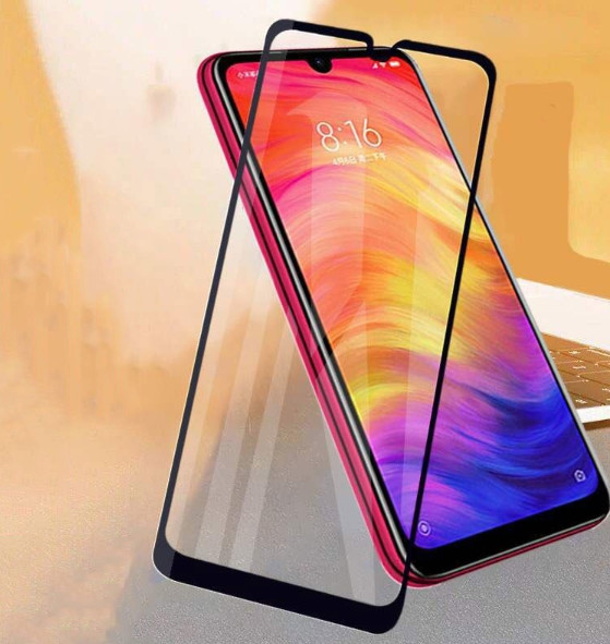 Захисне скло 5D для Xiaomi Redmi 8/8A Повна проклейка