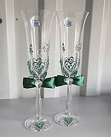 Весільні келихи для шампанського