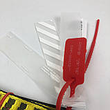 Ремінь пояс унісекс Off White Original оф вайт жовтий, фото 5
