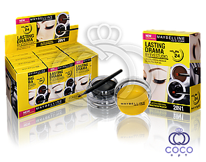 Набір гелевих підводок Maybelline Gel eyeliner 2 in 1