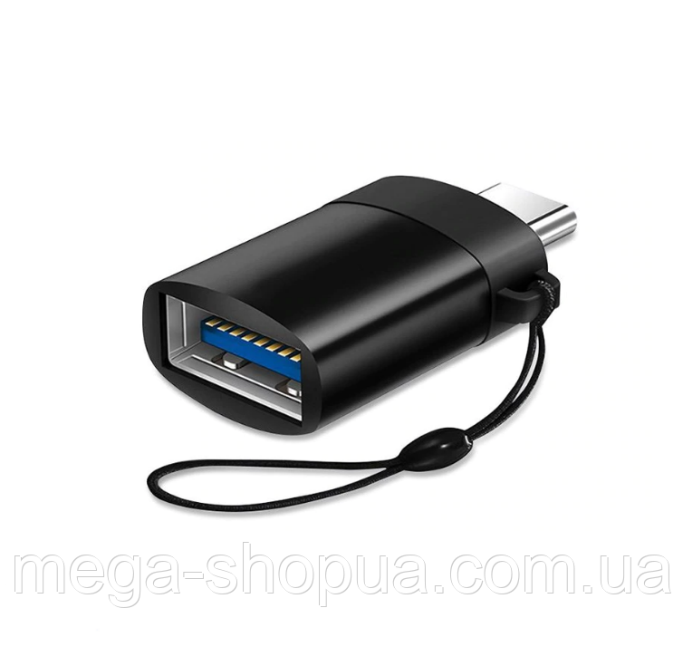 Адаптер Olaf OTG Type-C – USB 3.0. Перехідник для з'єднання пристроїв Type-C OTG адаптер S34C, фото 1