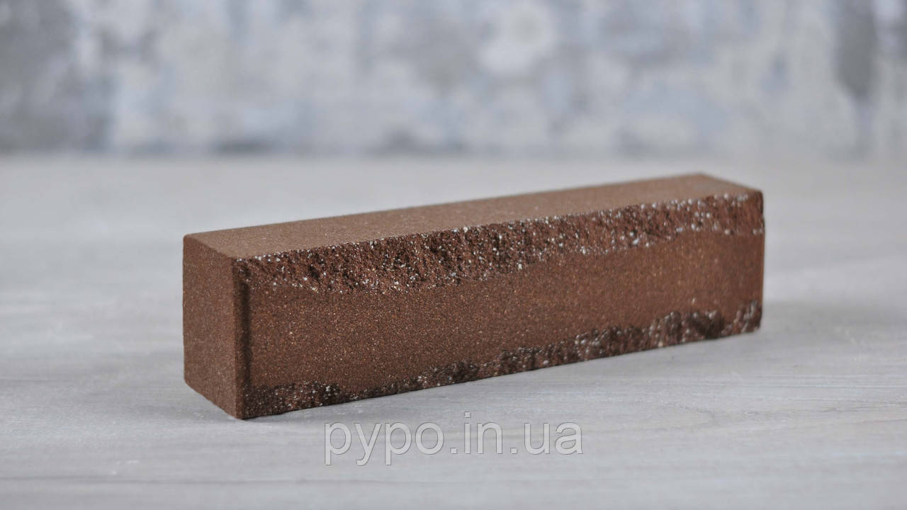 Цегла блискавка половинка Світло-Коричневий "Slim Stone".