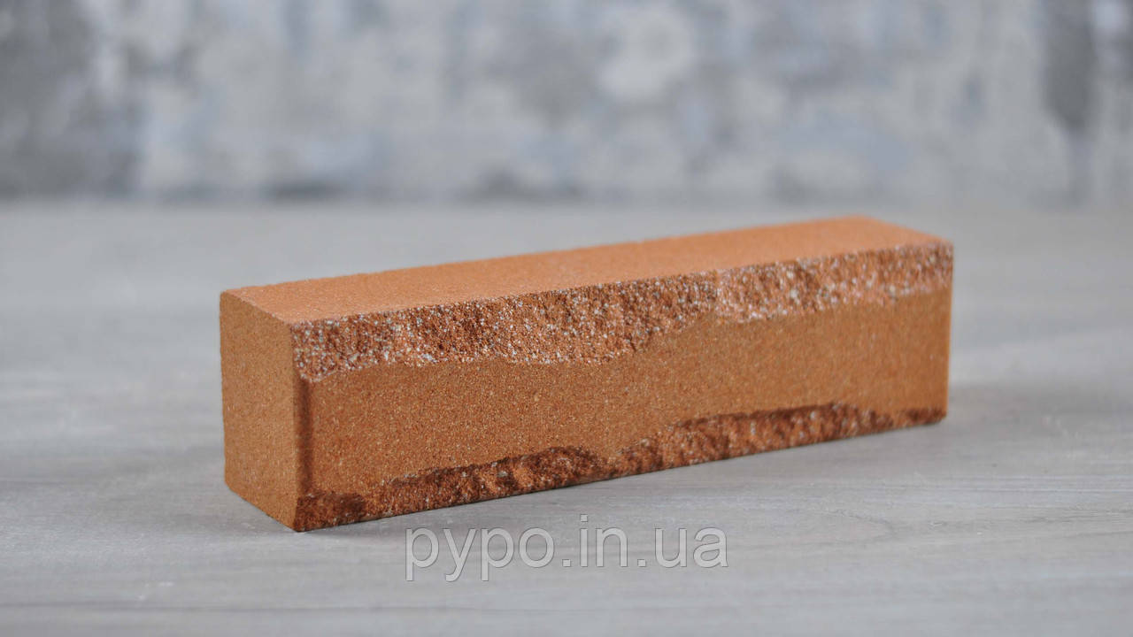 Цегла блискавка половинка Персик "Slim Stone".