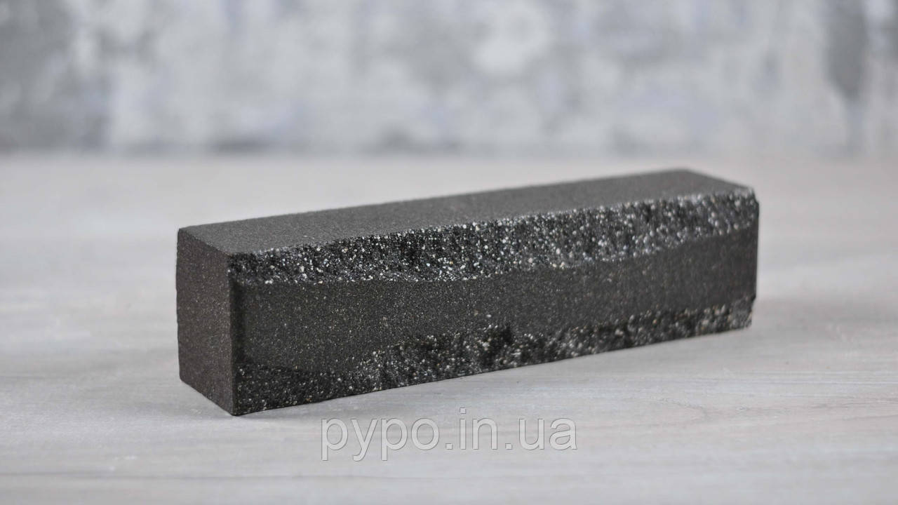 Цегла блискавка половинка Графіт "Slim Stone".