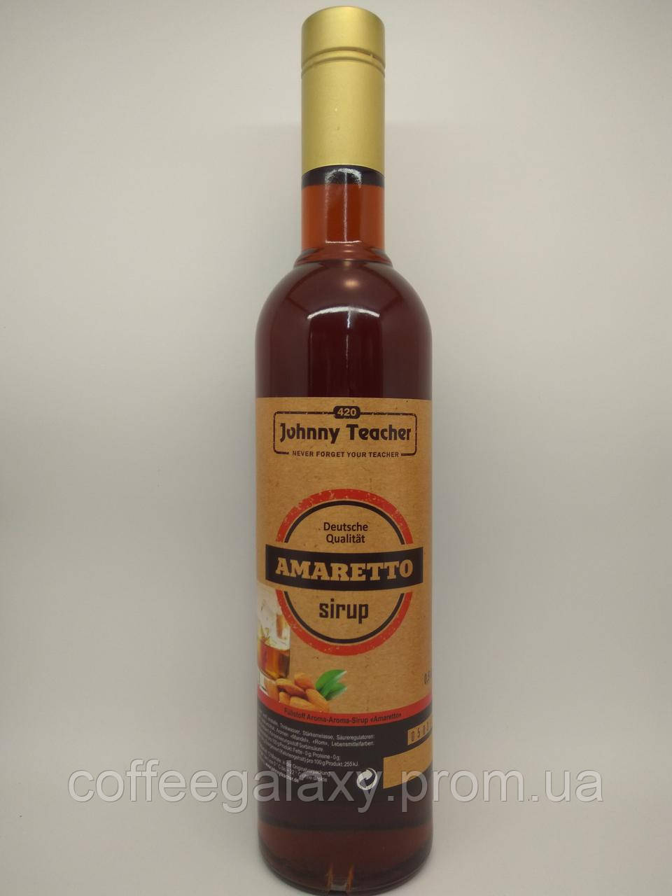 Сироп ТМ Johnny Teacher Амарето 900 г, фото 1