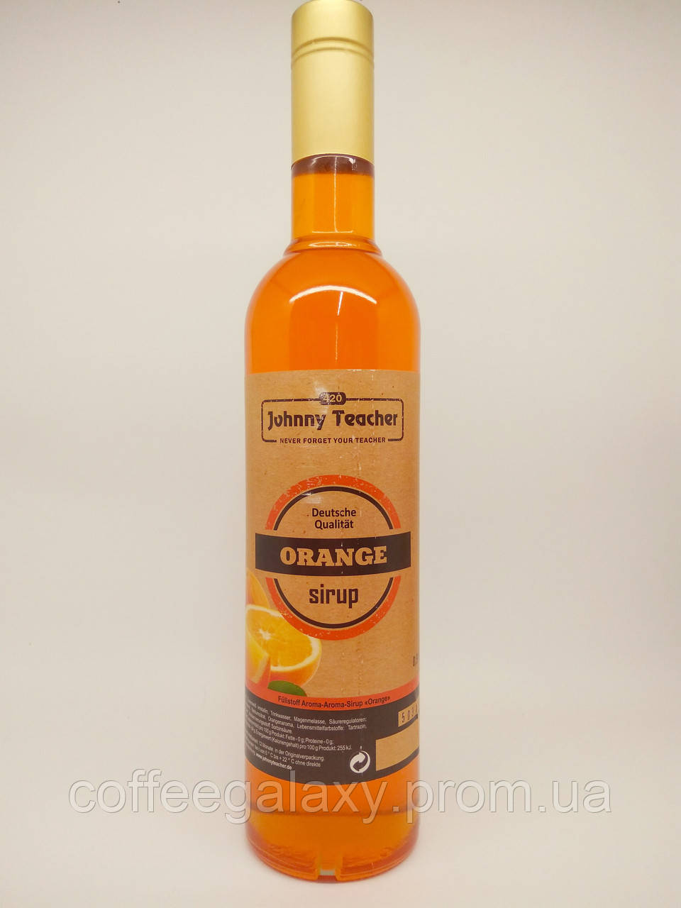 Сироп ТМ Johnny Teacher Апельсин 900 г, фото 1