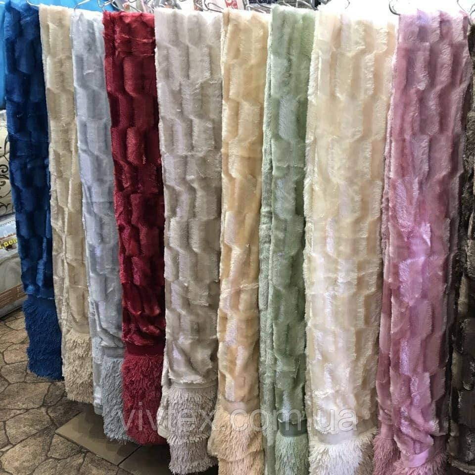 Плед- покривало хутряне Норка євророзмір 220х240, фото 1