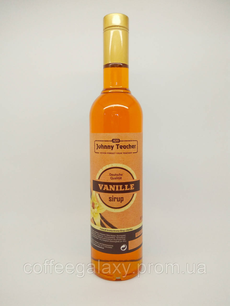 Сироп ТМ Johnny Teacher Ваніль 900 г, фото 1