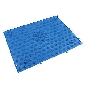Килимок-пазл ортопедичний масажний (масажер для ніг та стоп) OSPORT 24*30cm (MS 1952) Синій