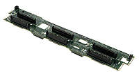 Объединительная плата HP Proliant DL380 Gen4 / DL385 Gen1 6xSCSI HDD Backplane  (411023-001)