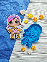3D форми-вирубки для пряників "Лялька ЛОЛ 4"