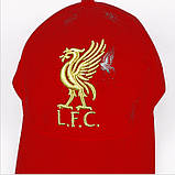 Кепка бейсболка Liverpool FC червона, фото 4