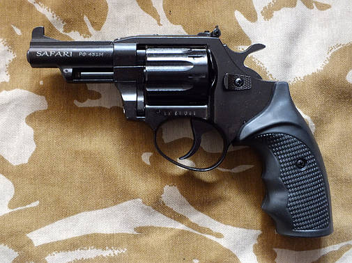 Револьвер під патрон Флобера Safari РФ-431, пластик, фото 2