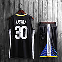 Баскетбольний чорна форма Стефен Каррі 30 Голден Стейт Curry Golden State Warriors TOWN, фото 2