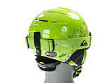 Гірськолижний шолом + гірськолижні окуляри Quiksilver Game Pack Lime Green / Moam Tatt (GJZ3) 2019, фото 6