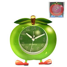 Настільні годинники Яблуко на ногах з будильником