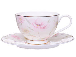 Чашка з блюдцем порцелянова Лаура 264-653