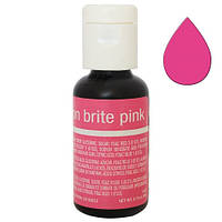 Гелевый краситель Chefmaster Ярко-розовый неоновый Neon Brite Pink 20г