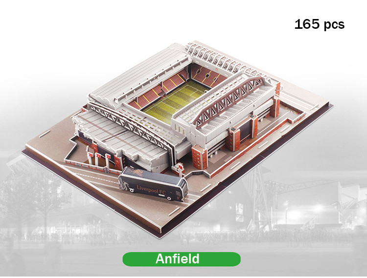 3D пазл Футбольний стадіон Anfield Liverpool