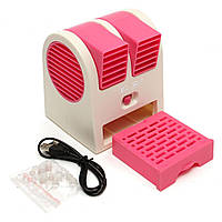 Мини-кондиционер вентилятор Mini Fan UKC HB-168 ARCTIC AIR COOLER Розовый