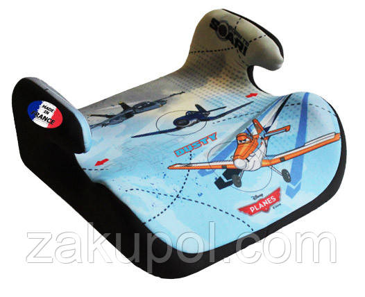 Дитяче автокрісло-бустер 15 - 36 кг DISNEY PLANES - SAMOLOTY автомобільний бустер