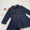 Джинсове плаття для дівчинки. 100, 130 см, фото 3